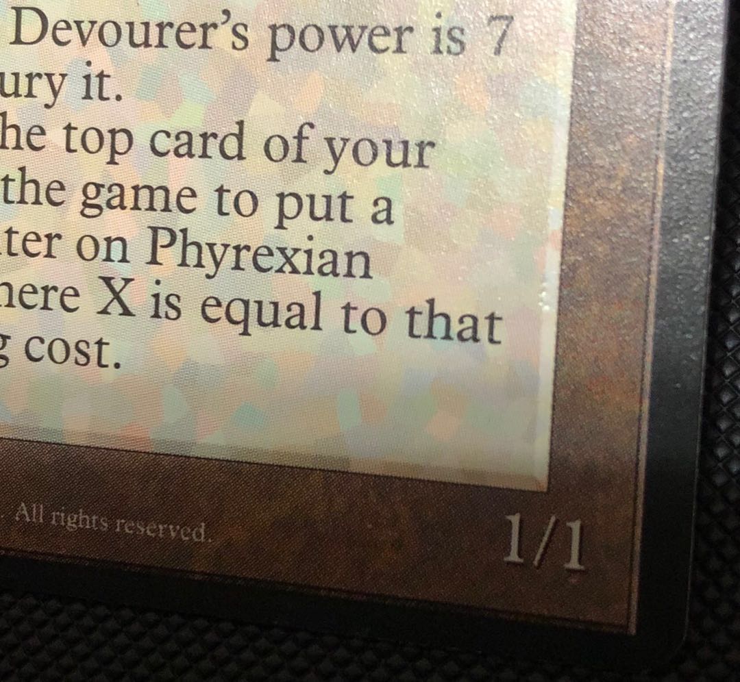 yosio様Phyrexian Devourer 英語版1枚 その4