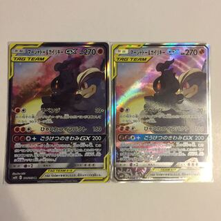 マーシャドー＆カイリキーGX SR 2枚 スペシャルアート