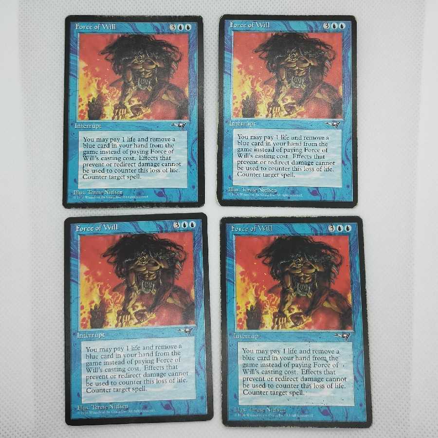 Force of Will/Force of Will★English★Rare HP★4 copies★Anxious Transaction