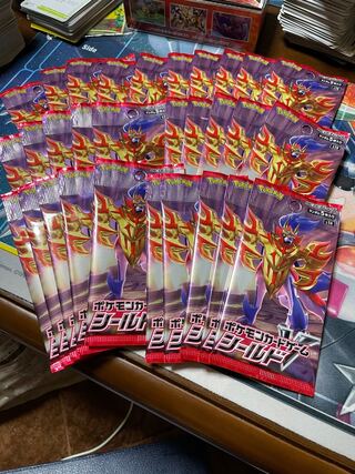 ポケモンカード シールド サーチ済未開封30パック