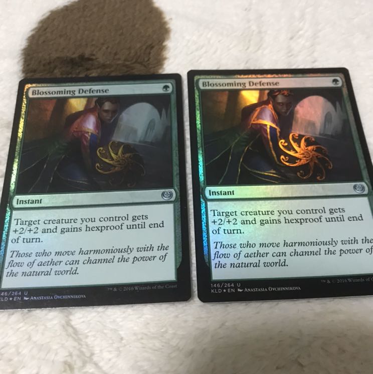 顕在的防御　英　foil 2枚