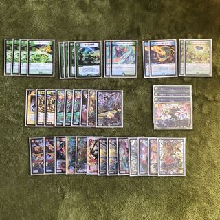 刃牙デッキ　三重スリーブ