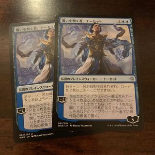 覆いを割く者、ナーセット　2枚