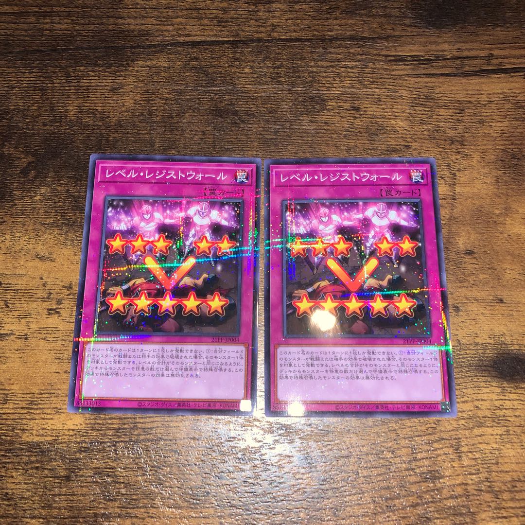 レベル・レジストウォール ノーパラ 2枚