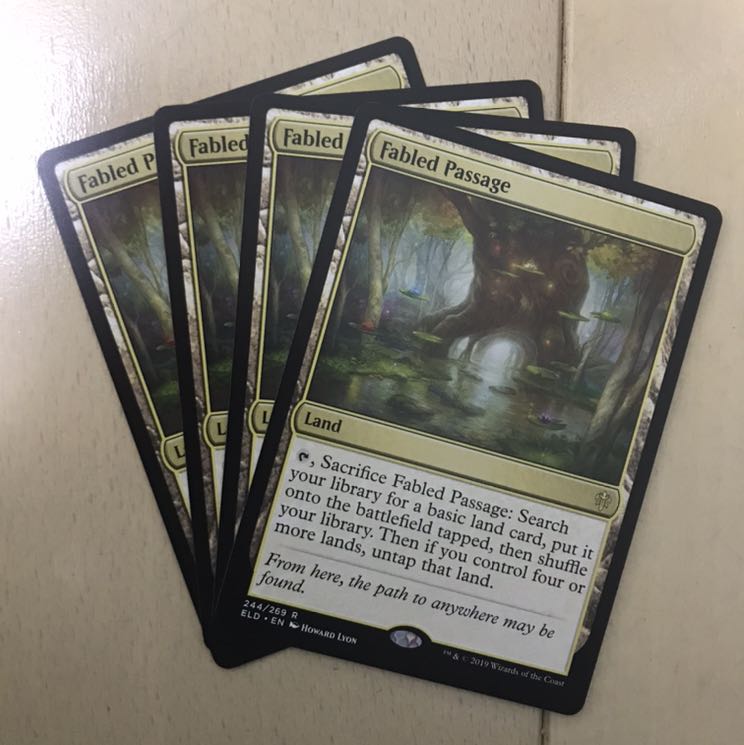 寓話の小道　英語版　4枚セット