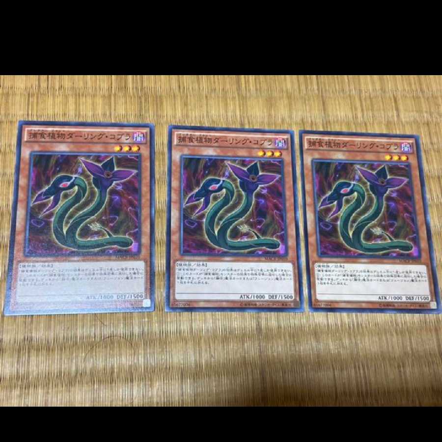 Yu-Gi-Oh Predaplant Darlingtonia Cobra 3 cards Model No. Ah-714