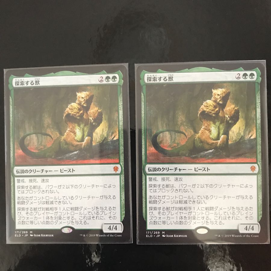 探索する獣 2枚セット