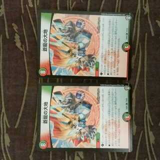 2枚　蒼龍の大地