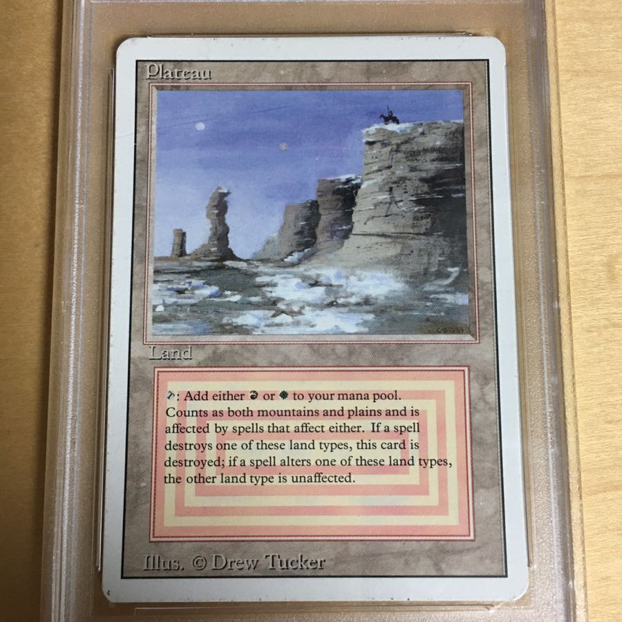 Plateau Revised PSA7 英1枚