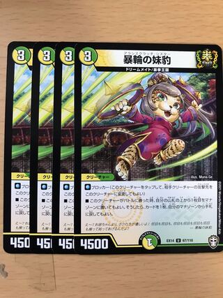 デュエルマスターズ　暴輪の妹豹