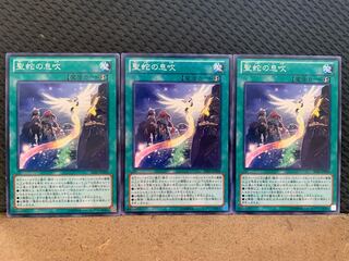 【ぽぽたん】遊戯王 10777 聖蛇の息吹 3枚 ノーマル