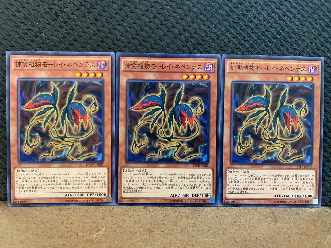 【ぽぽたん】遊戯王 10734 捕食植物モーレイ・ネペンテス 3枚 ノーマル