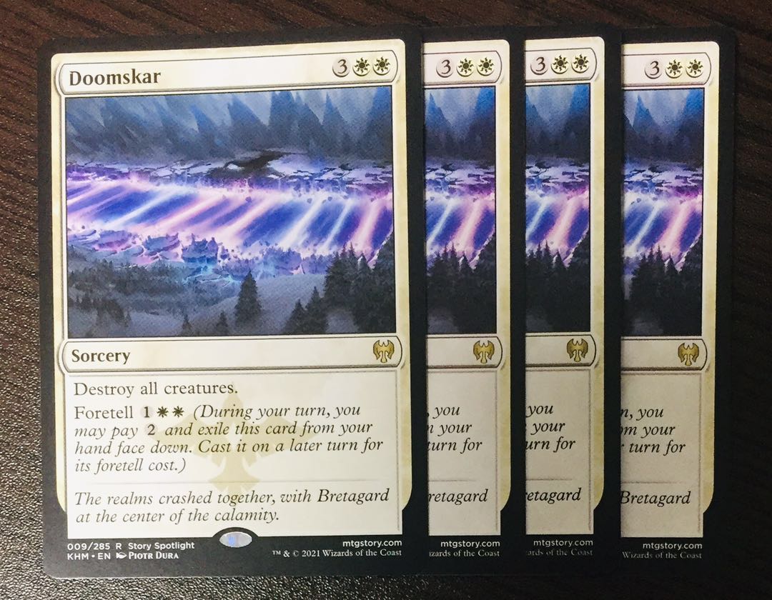 MTG Doomskar KHM English 4 cards