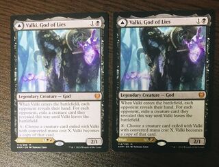 MTG Valki, God of Lies KHM English 2 copies