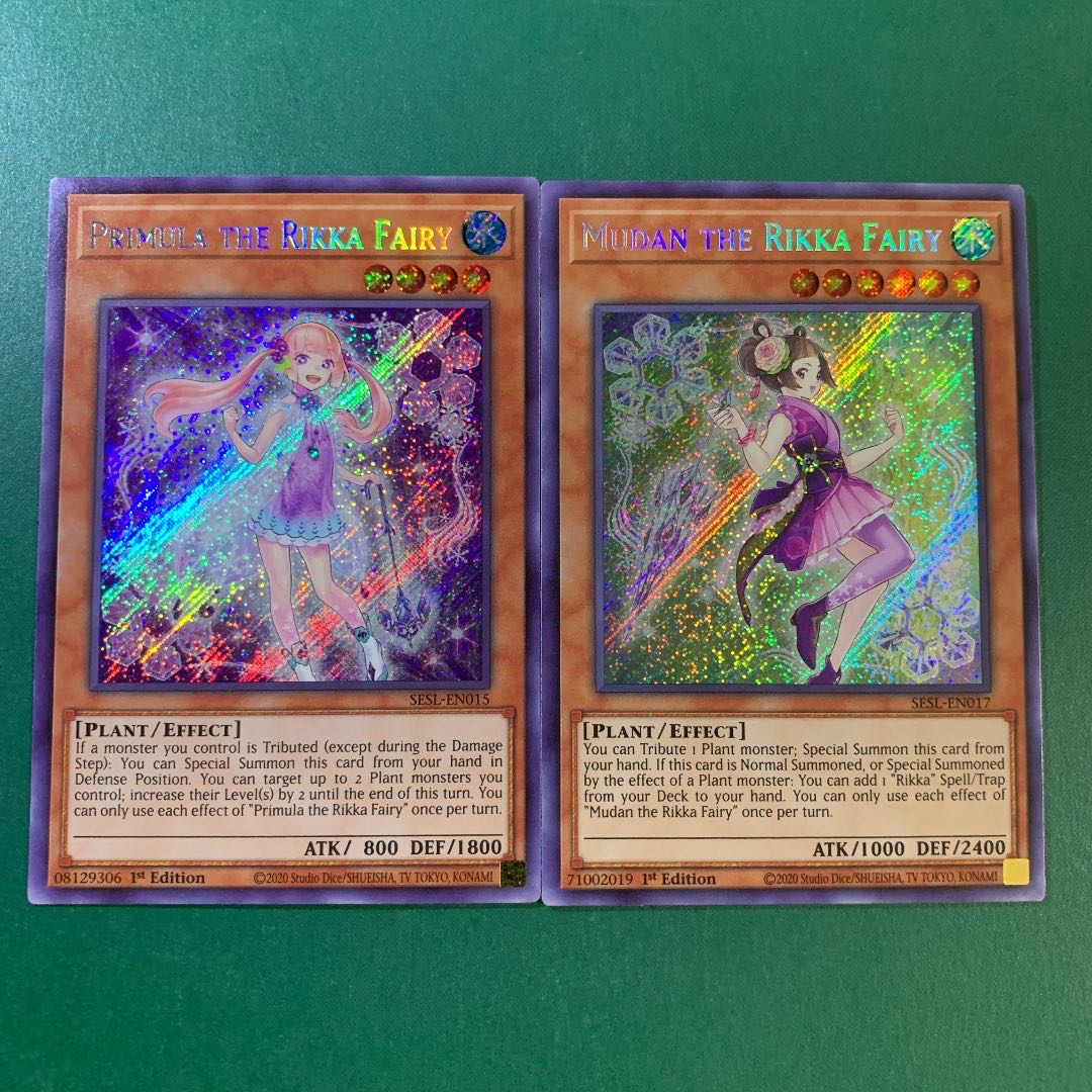 遊戯王【英語版】六花精プリム&ボタン シク セット