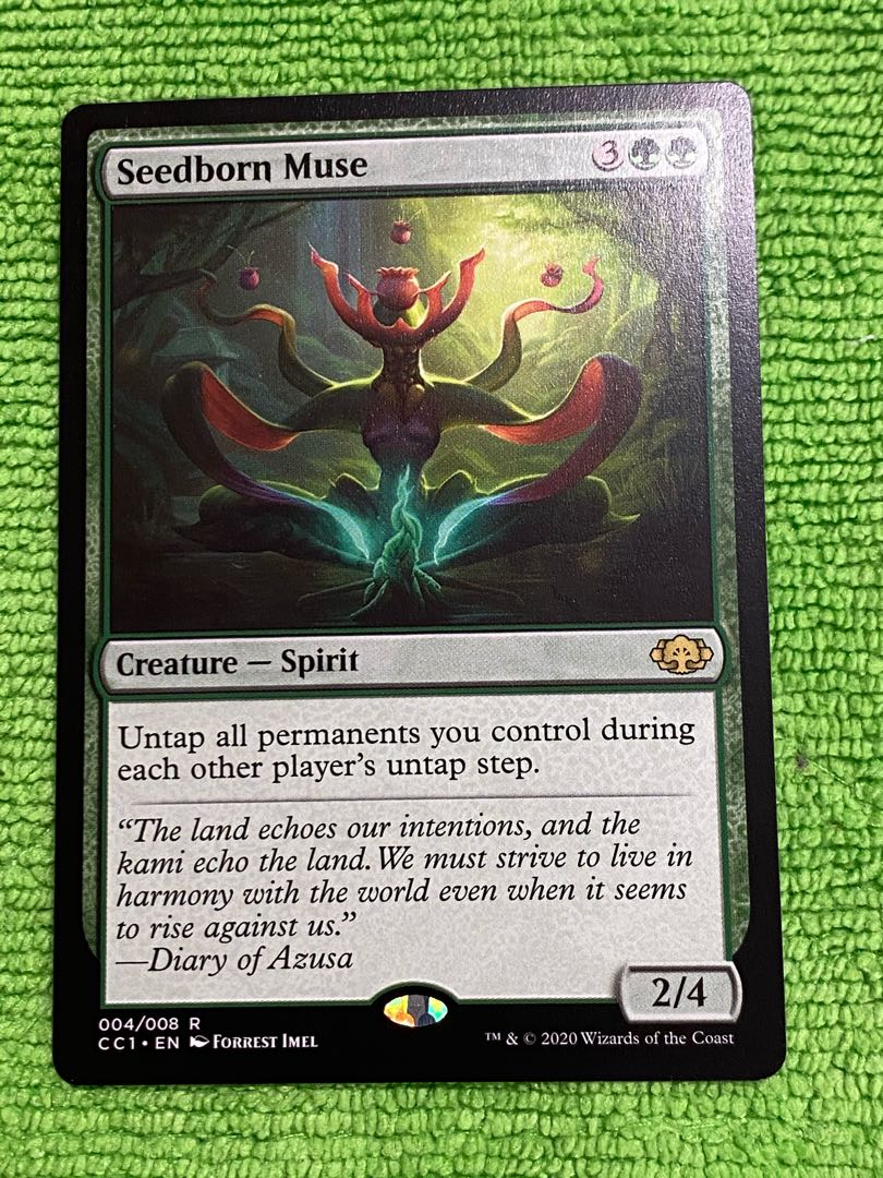《種子生まれの詩神/Seedborn Muse》[CC1] 緑
