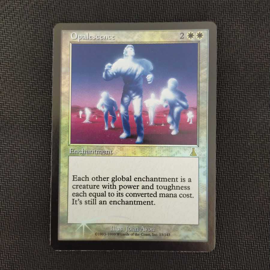 オパール色の輝き　英語　Foil