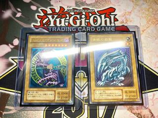 【レリーフ2枚セット】ブラックマジシャン　青眼の白龍