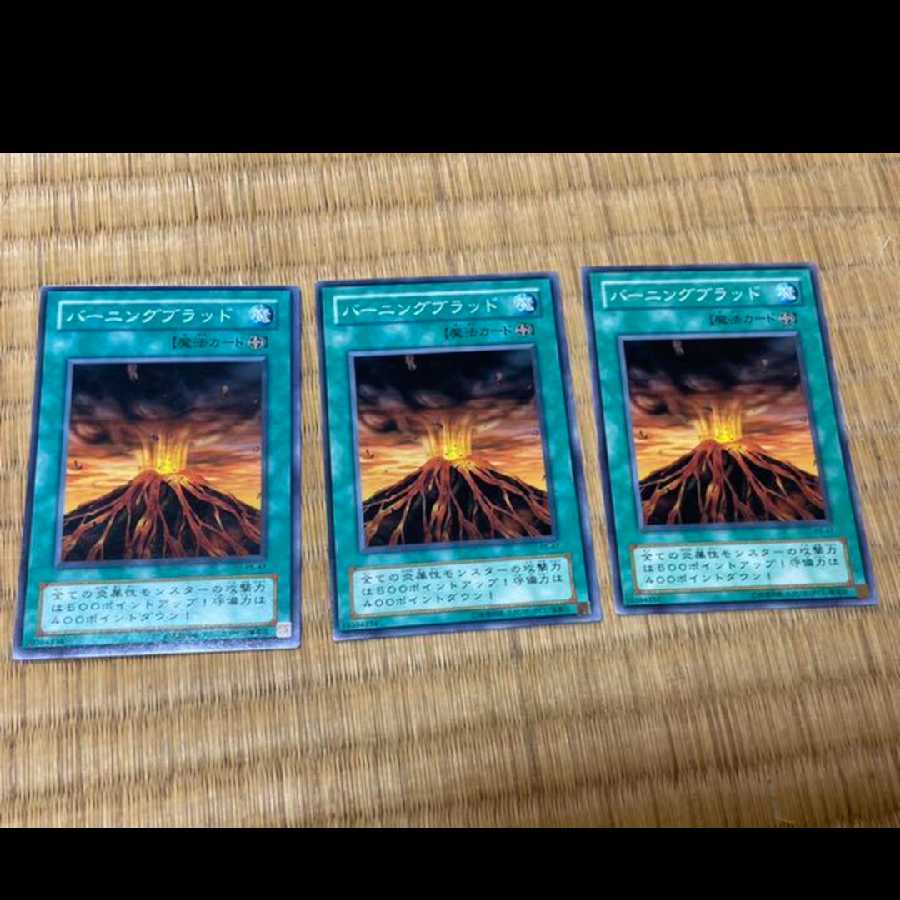 遊戯王 バーニングブラッド 3枚 型番あ-316