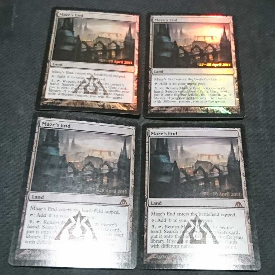 迷路の終わり Maze's End 英プロモFoil4枚セット 1枚