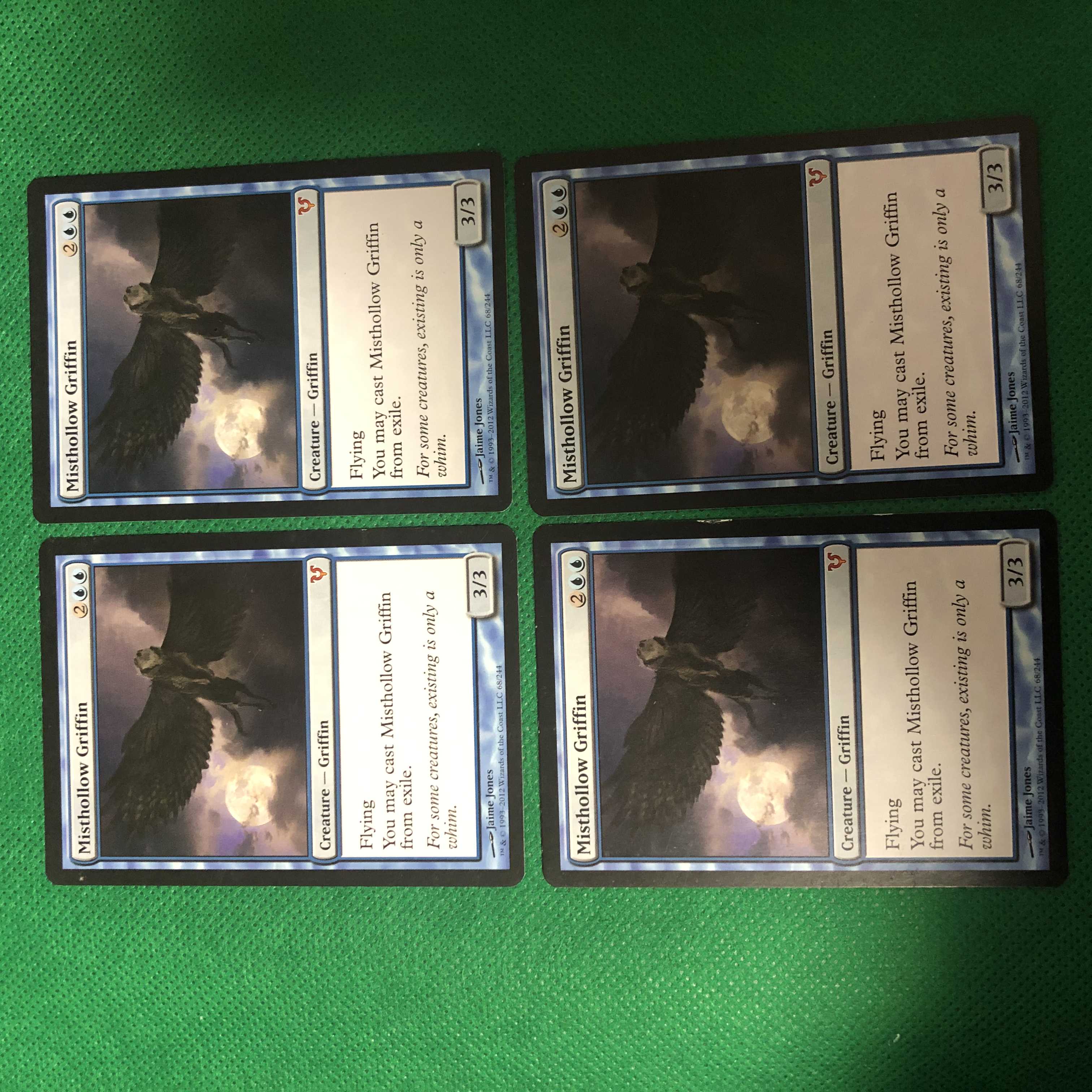 霧虚ろのグリフィン 英語版 4枚