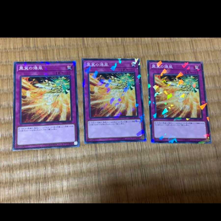 Yu-Gi-Oh Phoenix Wing Wind Blast Parallel 3 cards Model No. Ah-311