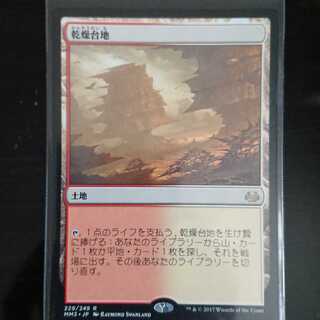 MtG モダンマスターズ2017 乾燥台地 レア 日本語 1枚 ①