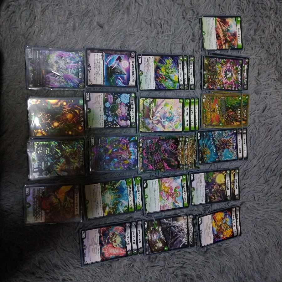 不思議バースのデッキです スリーブ付きです