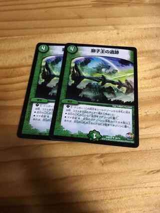 獅子王の遺跡  四枚