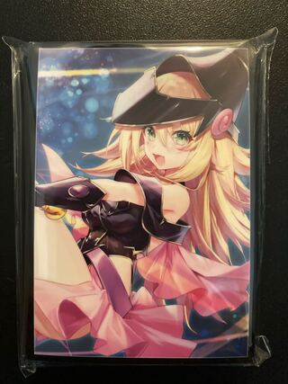 遊戯王 ブラックマジシャンガール スリーブ ミッドナイトブルー 冬コミ