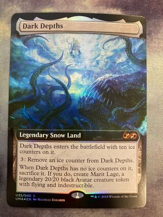 MTG foil 暗黒の深部 3枚セット 334)《暗黒の深部/Dark Depths》[M3C] 土地R | 日本最大級 MTG