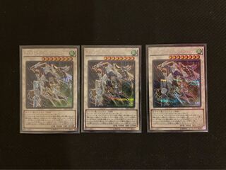 クリスタルウィング・シンクロ・ドラゴン シークレットレア　3枚セット