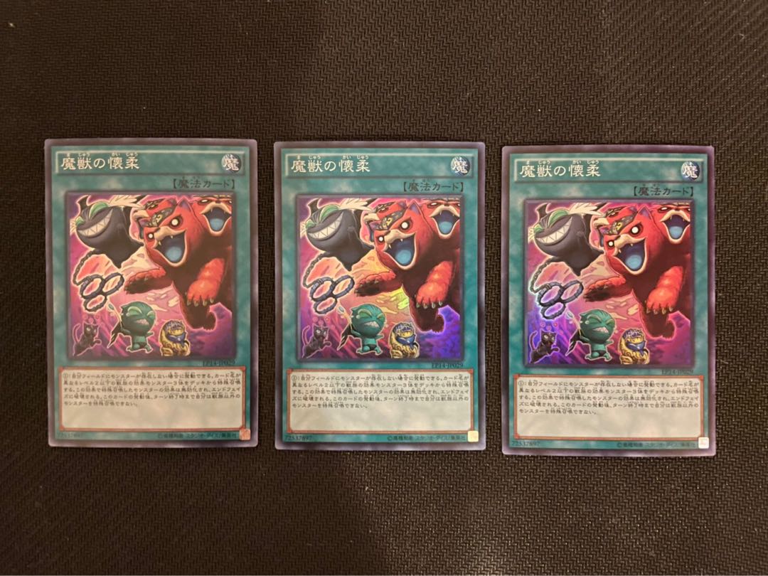 魔獣の懐柔 スーパーレア　3枚セット
