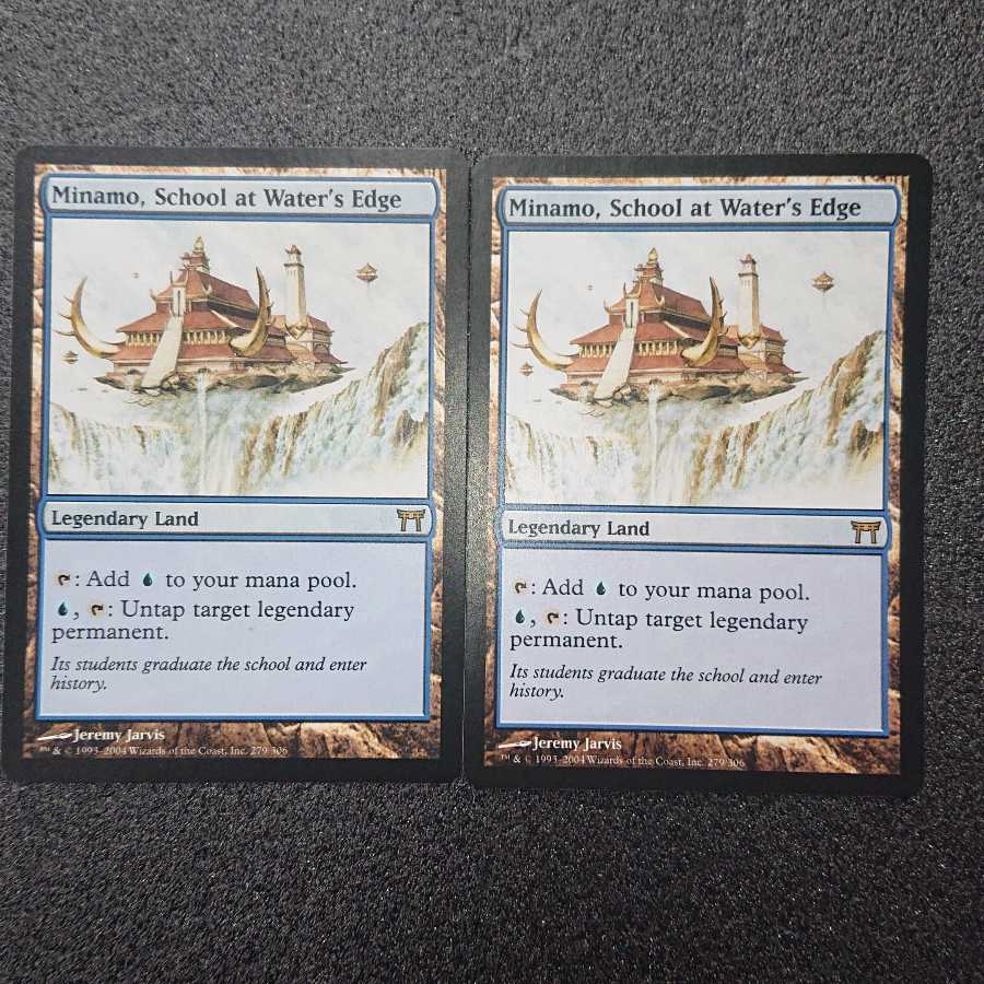 MTG1 Minamo, School at Water's Edge English 2-card set