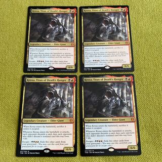 死の飢えのタイタン、クロクサ　英4枚セット