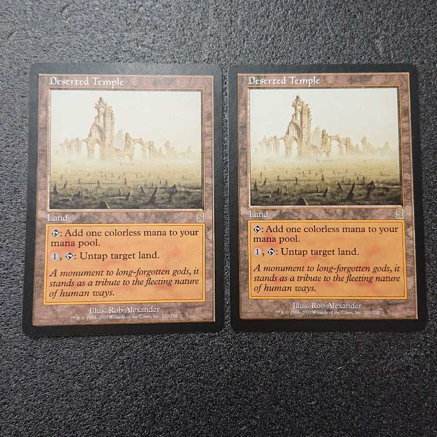 MTG1  さびれた寺院 英語版 2枚セット