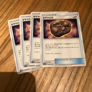 なぞの化石　4枚