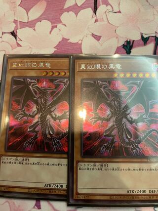 セナさん専用　真紅眼の黒竜 シークレットレア