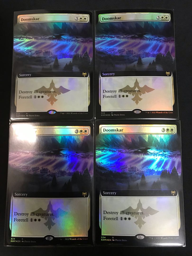 ドゥームスカール/Doomskar FOIL 拡張アート 英語4枚