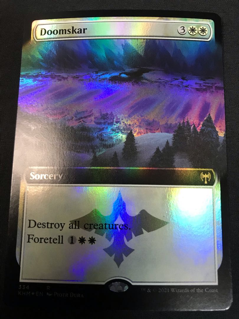 ドゥームスカール/Doomskar FOIL 拡張アート 英語4枚