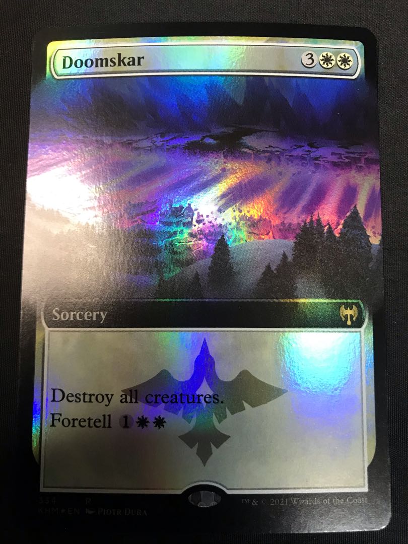 ドゥームスカール/Doomskar FOIL 拡張アート 英語4枚