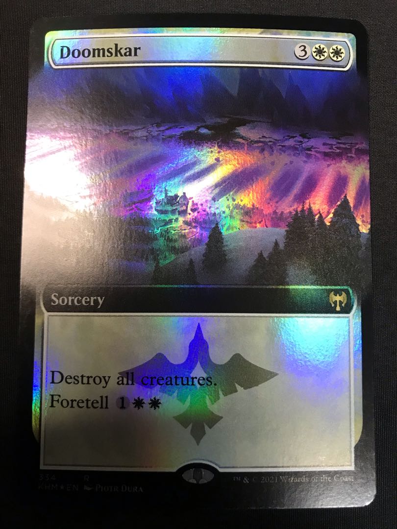 ドゥームスカール/Doomskar FOIL 拡張アート 英語4枚