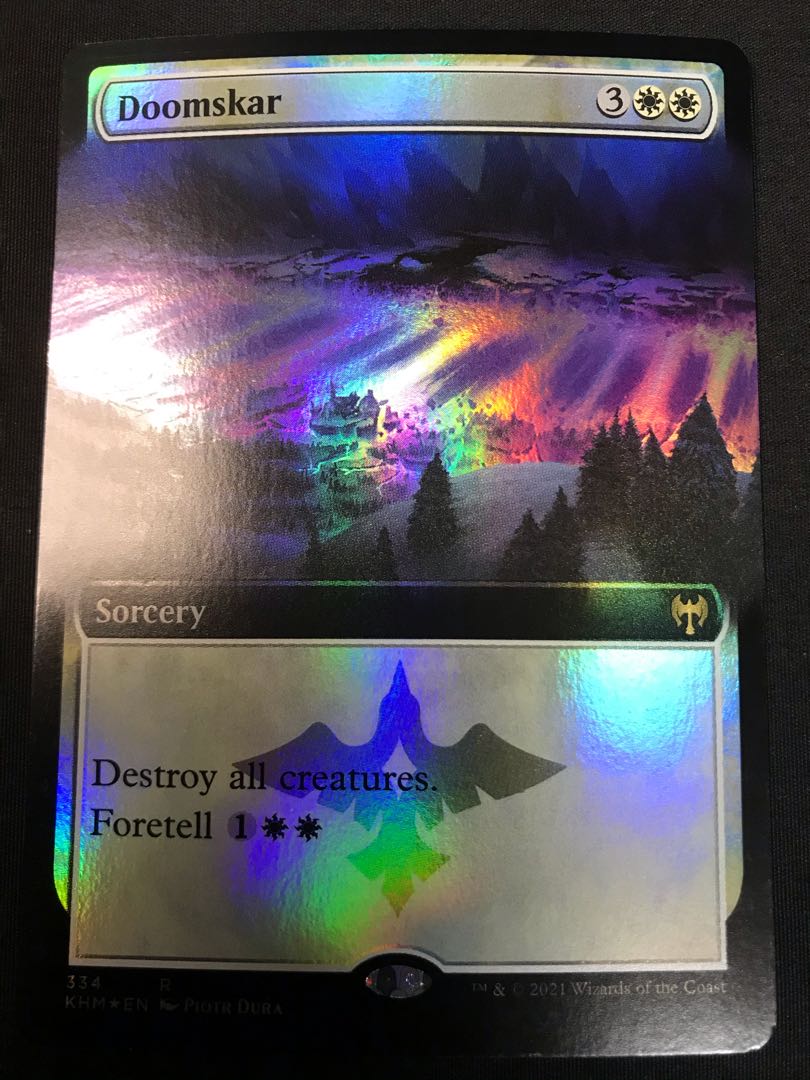ドゥームスカール/Doomskar FOIL 拡張アート 英語4枚