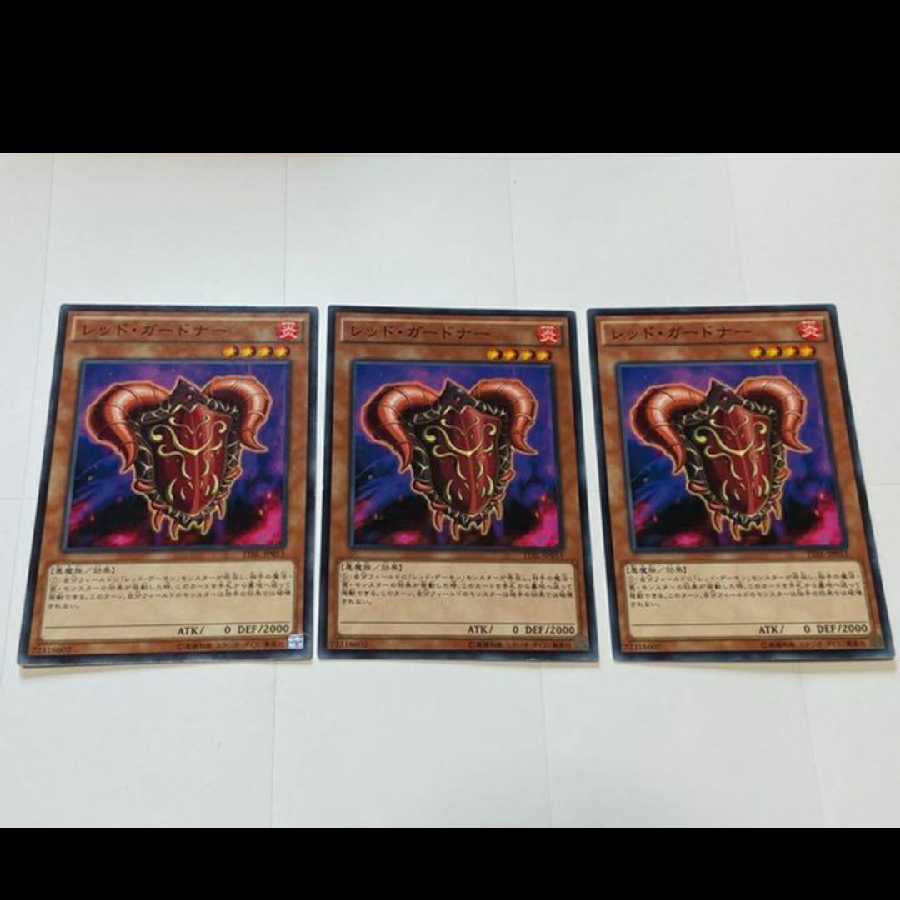 Yu-Gi-Oh! Red Gardna 3 cards, model no. Ah-2443