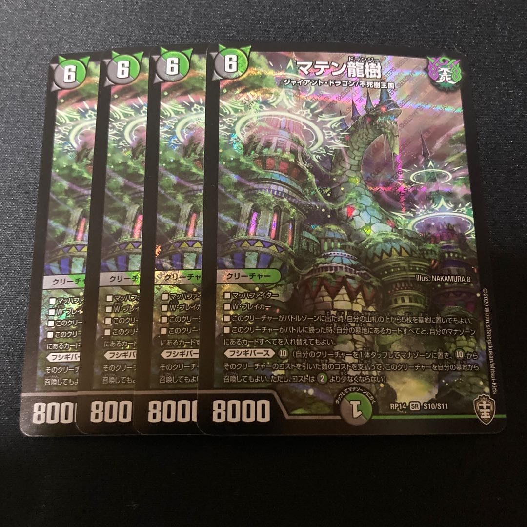 マテン龍樹 4枚