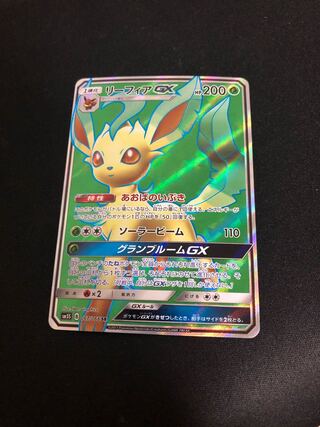 ポケモンカードゲーム　リーフィアgx sr