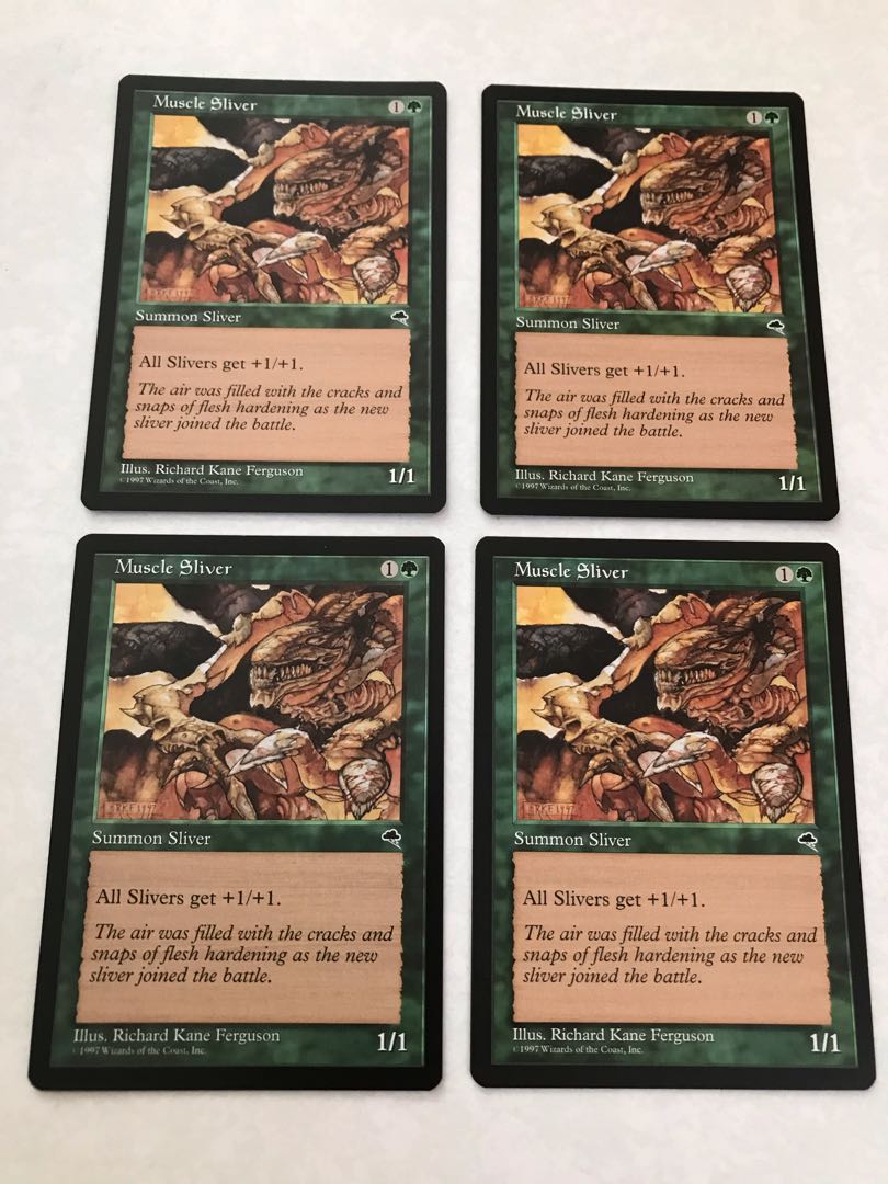 Sinew Sliver English 4-card set