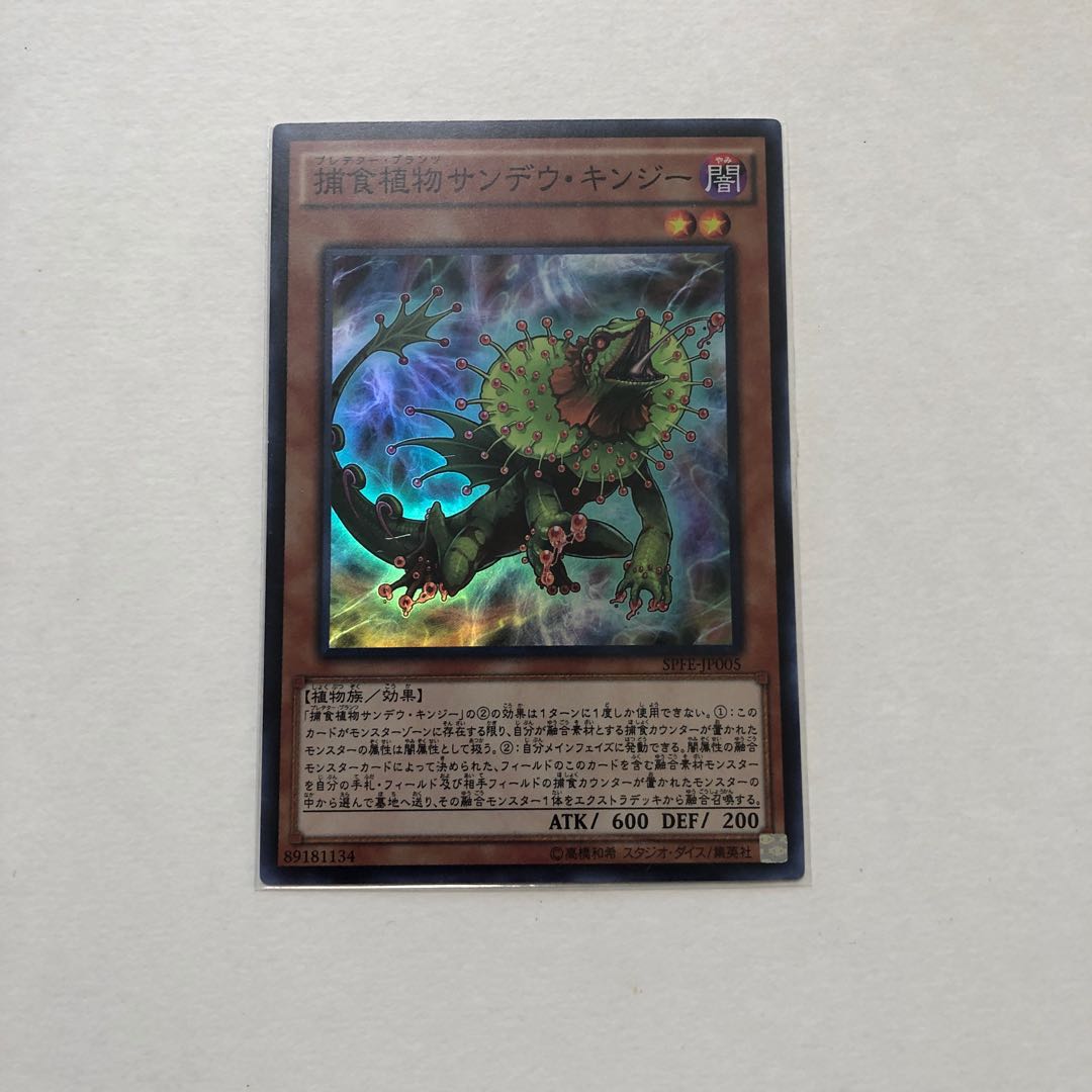 捕食植物サンデウ・キンジー スーパーレア