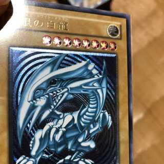 青眼の白龍　レリーフ 青艶  美品