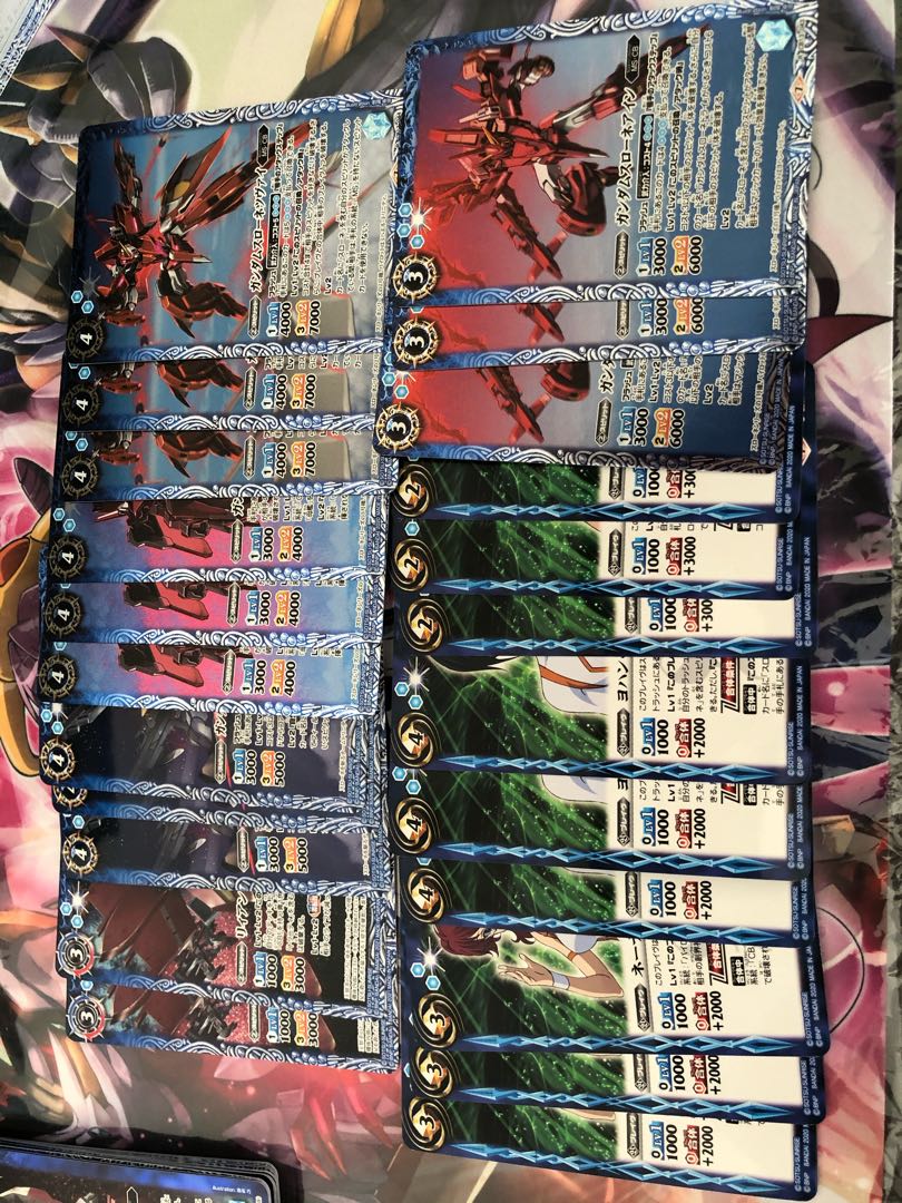 ガンダムスローネ　3枚ずつ